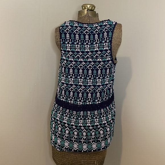 Maeve Anthropologie Cammie Embroidered Peplum Top - Picture 8 of 10